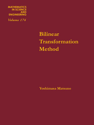 cover image of Bilinear Transformation Method